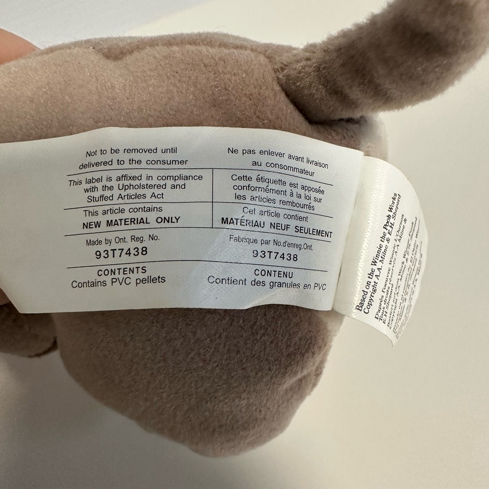 The Disney Store Easter Bunny Gopher Rabbit Mini Bean Bag Stuffed Animal NWT - Picture 14 of 14